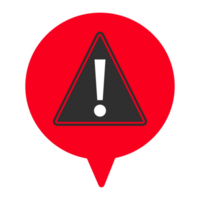 rojo alerta icono png