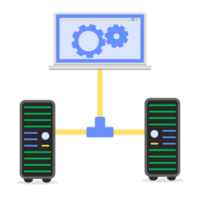 Cloud Computing and Internet Connection png