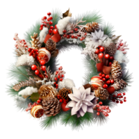 Beautiful Christmas Wreath. png