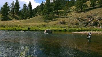 sur platte río mosca pescar en el Colorado once millas cañón video