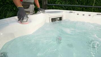 Newly Installed Luxury Residential Hot Tub SPA Wellness video