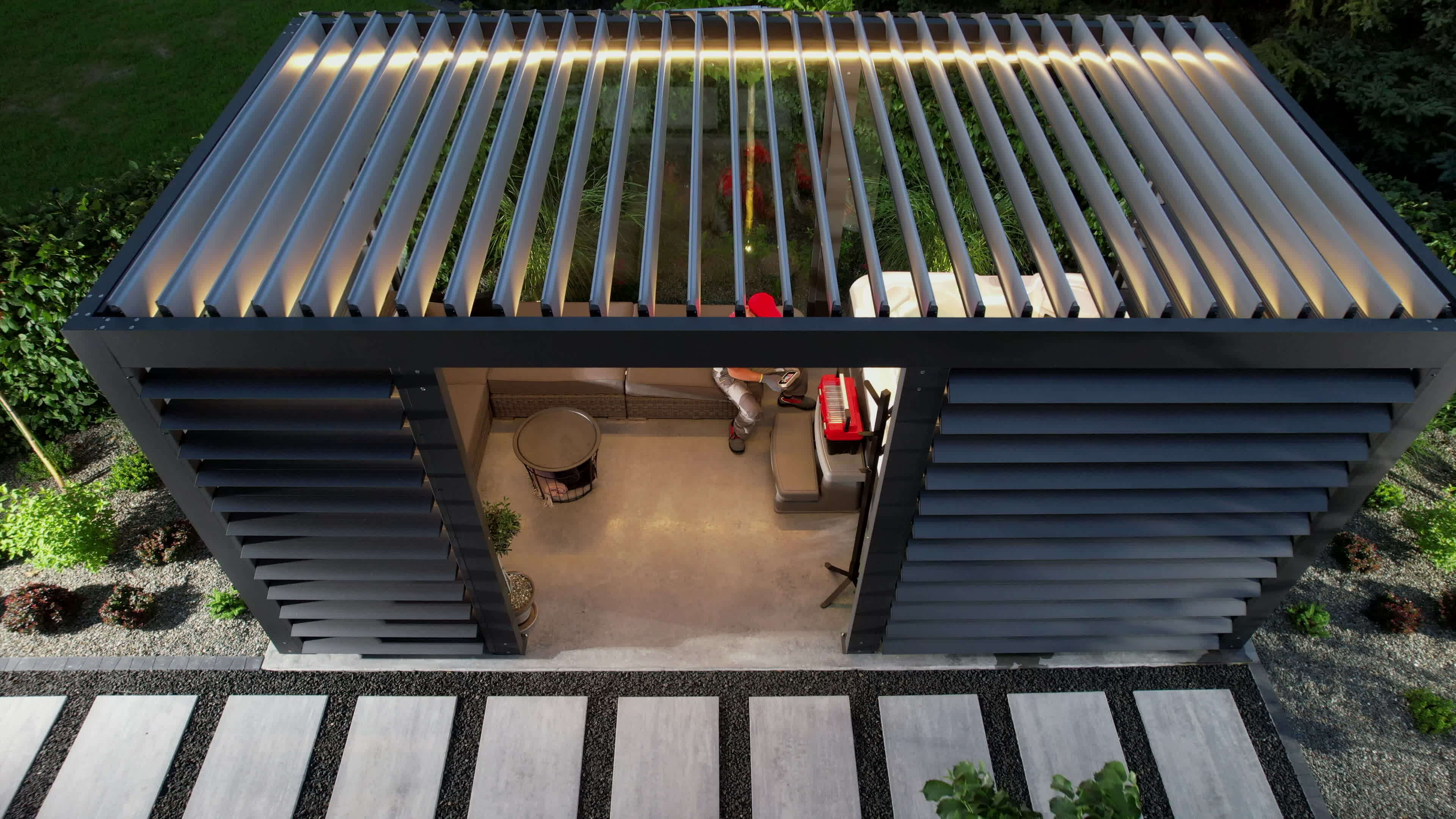 Hot Tub Professional Installer Finishing Installation and Checking