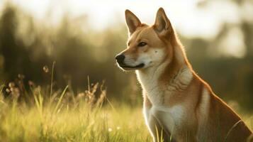 ai generativo australiano dingo perro foto