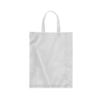 Blank white goodie bag for mockup png