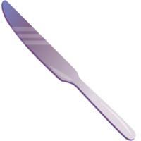 Kitchen knife for butter. Silverware utensil for eating. Kitchenware, kitchen utensil.  Cartoon icon for food apps and websites png