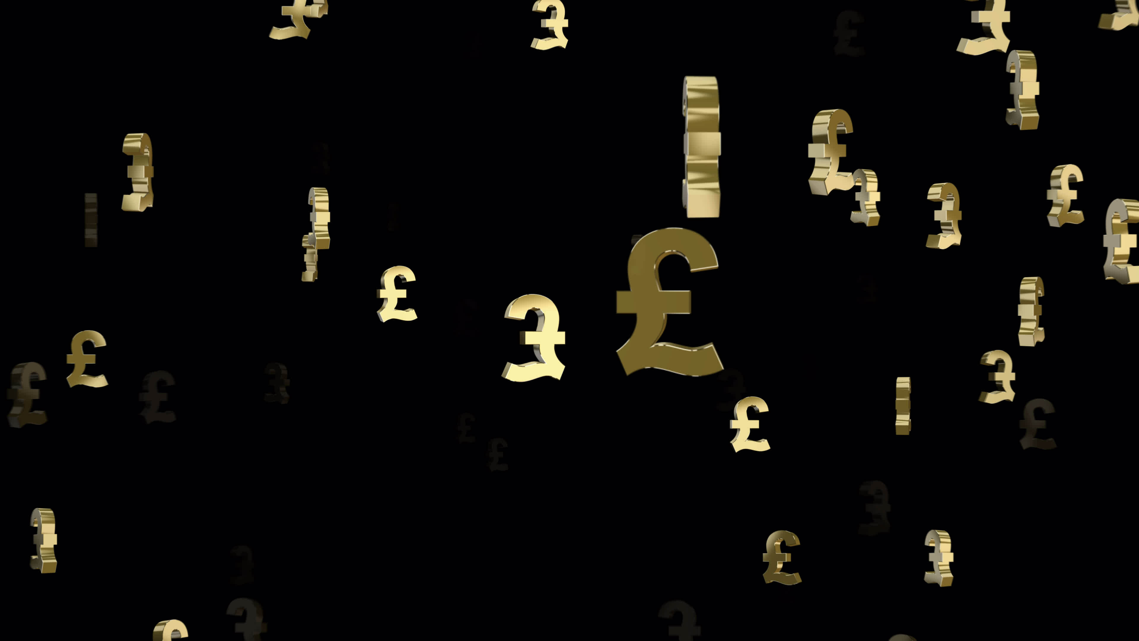 Dive into the Fascinating Realm of Pound Currency with an Animated Showcase, Loop Animation with 