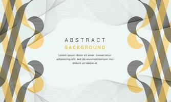 Modern black and yellow abstract style with vector background. creative shapes background design. Yellow and black background wallpaper design