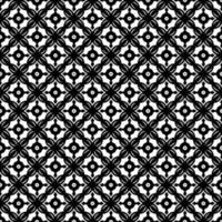 Black and white seamless pattern texture. Greyscale ornamental graphic design. vector