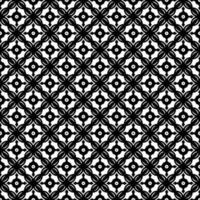 Black and white seamless pattern texture. Greyscale ornamental graphic design. vector