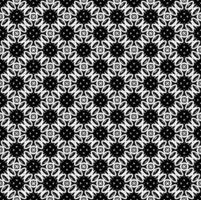 Black and white seamless pattern texture. Greyscale ornamental graphic design. Mosaic ornaments. Pattern template. vector