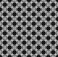 Black and white seamless pattern texture. Greyscale ornamental graphic design. Mosaic ornaments. Pattern template. vector