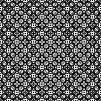 Black and white seamless pattern texture. Greyscale ornamental graphic design. vector