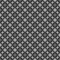 Black and white seamless pattern texture. Greyscale ornamental graphic design. vector