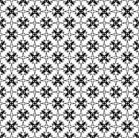 Black and white seamless pattern texture. Greyscale ornamental graphic design. Mosaic ornaments. Pattern template. vector
