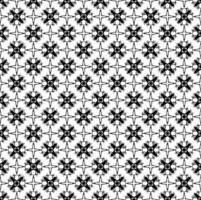 Black and white seamless pattern texture. Greyscale ornamental graphic design. Mosaic ornaments. Pattern template. vector