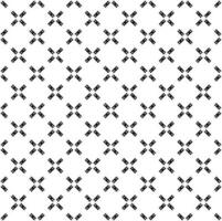 Black and white seamless pattern texture. Greyscale ornamental graphic design. Mosaic ornaments. Pattern template. vector