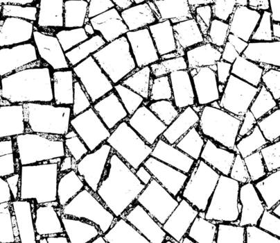 Rustic cracked vector texture with many cracks and scratches. Abstract background. Broken and damaged surface.