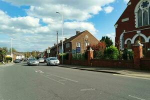 Most Beautiful Image of Luton City of England UK. The Roads and House is Looking Great in Sunshine. Image Was Captured on April 25th, 2023 photo