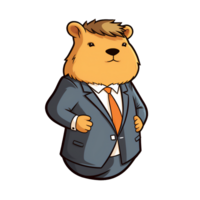 Desenho Animado Fofo De Capivara Gerado Por Ia PNG , Bonitinho, Animal,  Hamster PNG Imagem para download gratuito