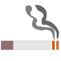 Smoke cigarette PNG Illustration.