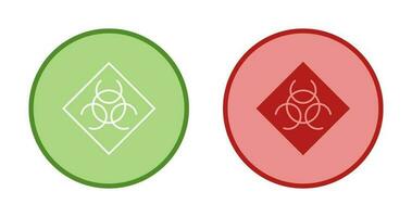 Biological Hazard Vector Icon