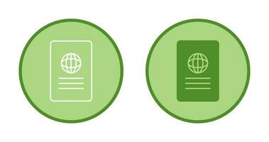 Unique Global Report Vector Icon
