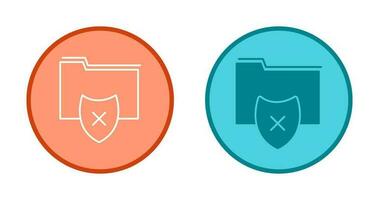 Vulnerable Folder Vector Icon