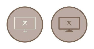 Unique Disconnected Network Vector Icon