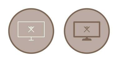 Unique Disconnected Network Vector Icon