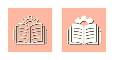 Open Book Vector Icon