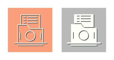 List Folder Vector Icon