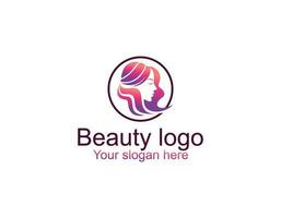 Flat-hand drawn hair salon logo collection vector