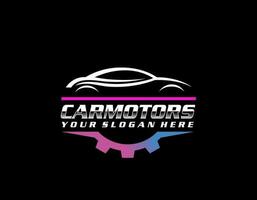 car service logo template vector