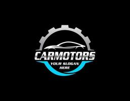 Car Garage Premium Concept Logo Design vector