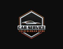 gradient auto parts logo design vector