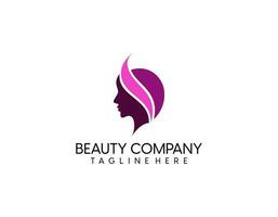 Beauty logo template with letter a concept premium vector