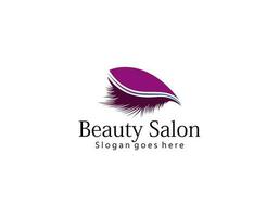 Flat-hand drawn hair salon logo collection vector