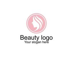 Beauty salon logo template vector