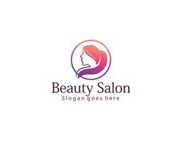 Luxury hair salon logo collection vector