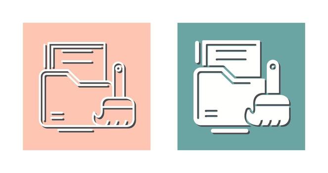 Data Cleaning Vector Icon