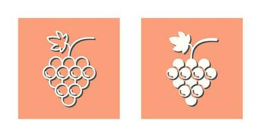 icono de vector de uvas