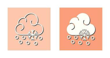 Snow Fall Vector Icon