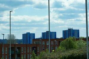 Most Beautiful Image of Luton City of England UK. The Roads and House is Looking Great in Sunshine. Image Was Captured on April 25th, 2023 photo