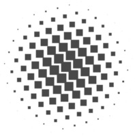 cirkel prickar med halvton mönster. runda lutning bakgrund. element med gradering poäng textur. abstrakt geometrisk form png