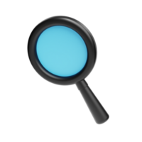 3d Magnifying Glass Icon png