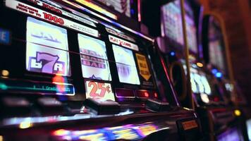 Slot Machines Play Inside Las Vegas Casino video