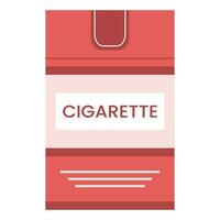 A pack of cigarettes. Vector illustration.