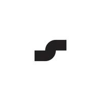 Simple letter S Monogram Logo Design Vector
