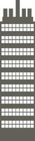 Gray color sturcture of a building in gray color. vector