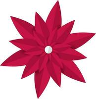 Beautiful flower on white background. vector